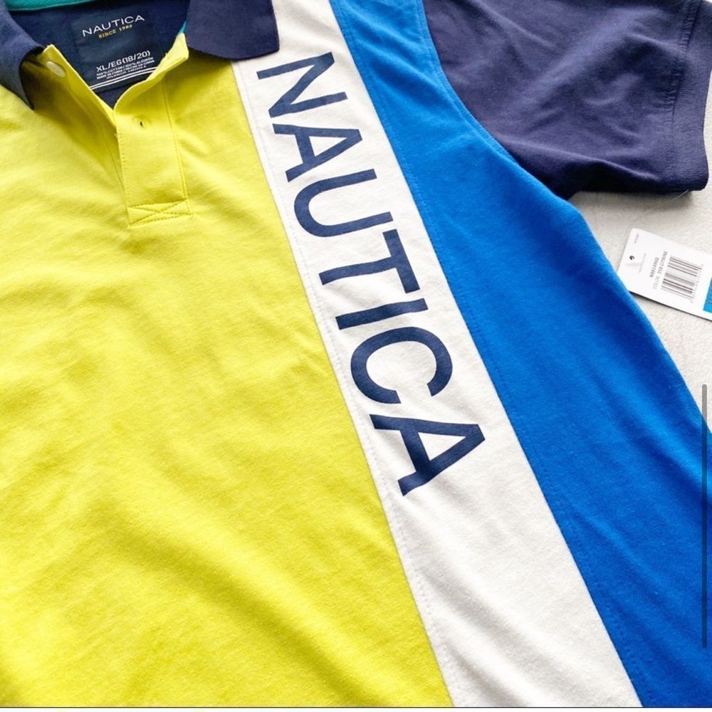 Nautica Kids NWT Boy's XL 18-20 Nautica Polo Shirt - Picture 10 of 13